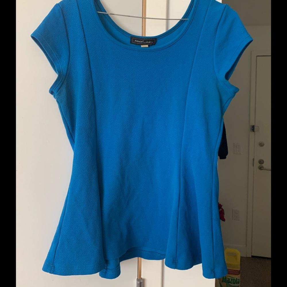 Royal Blue Blouse